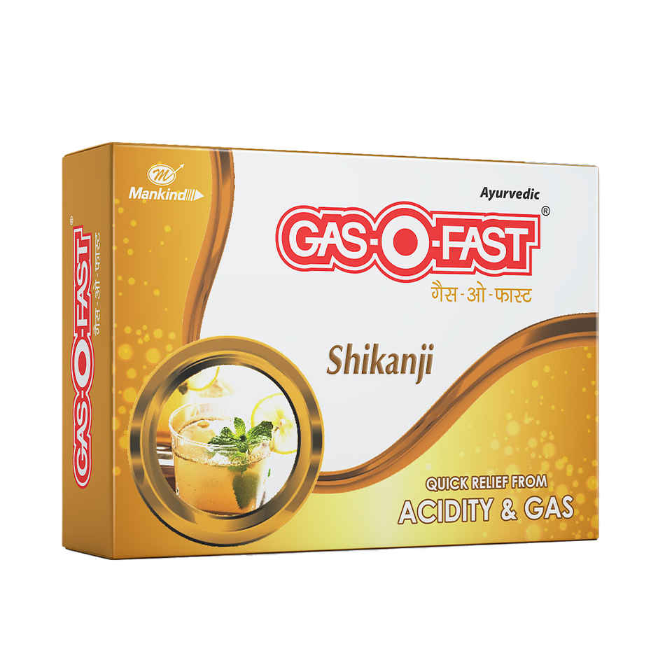 Gas-o-Fast Ayurvedic Antacid - Shikanji Flavour