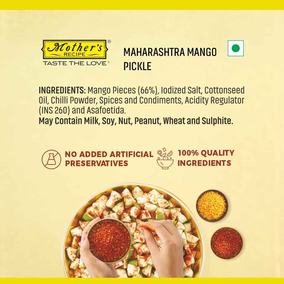 Mother's Recipe Maharashtra Mango Pickle