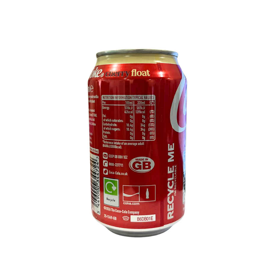 Coca-Cola Cherry Float Soft Drink