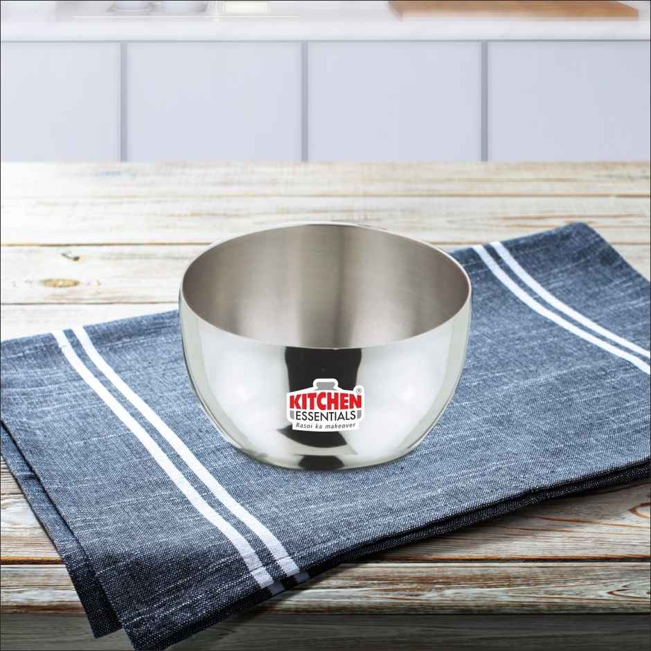 Kitchen Essentials Stainless Steel Apple Vati 6 - Mirror Finish