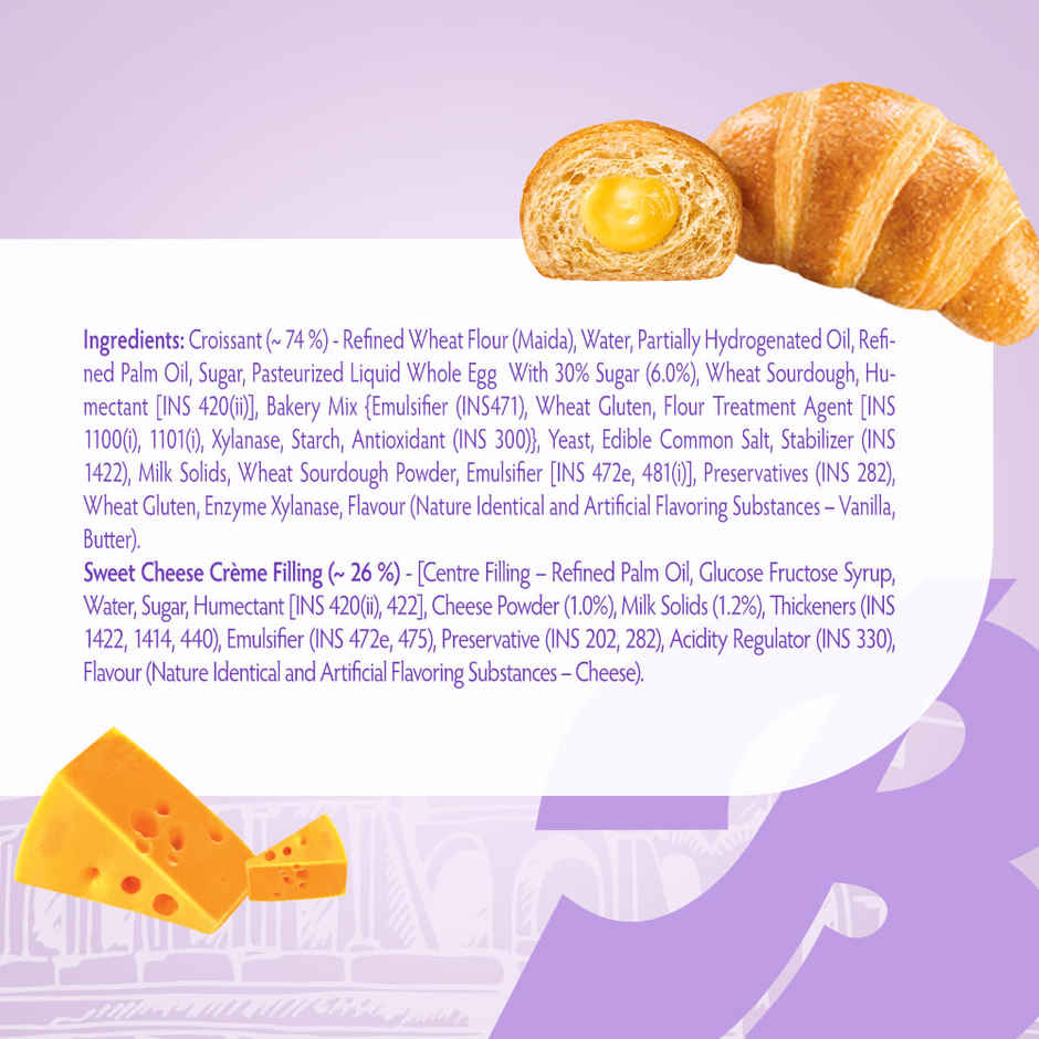 Bauli Moonfils Croissants Sweet Cheese Creme