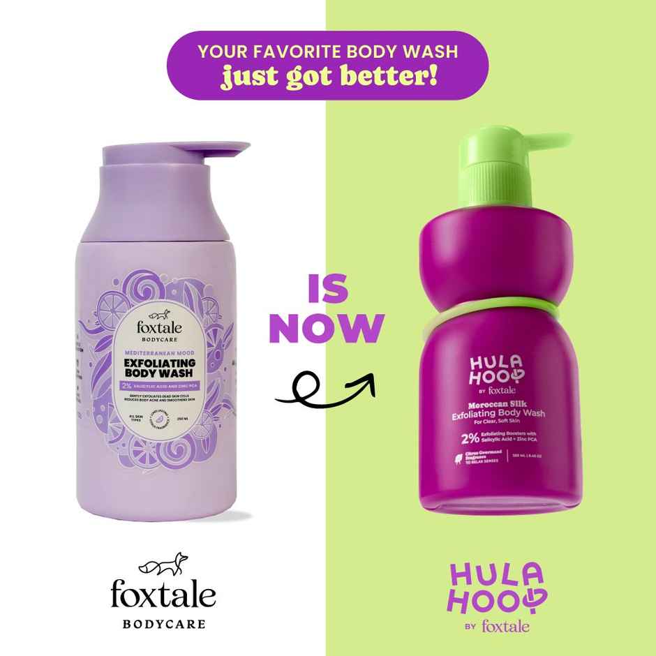 Hula Hoop Exfoliating Body Wash by Foxtale