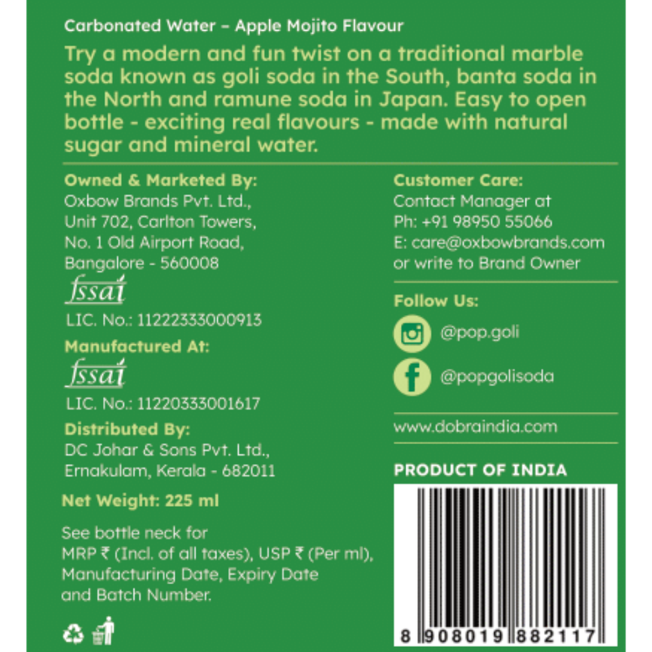 Dobra Pop Goli Apple Mojito