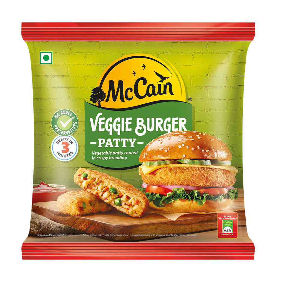 McCain Veggie Burger Patty | Ready To Cook