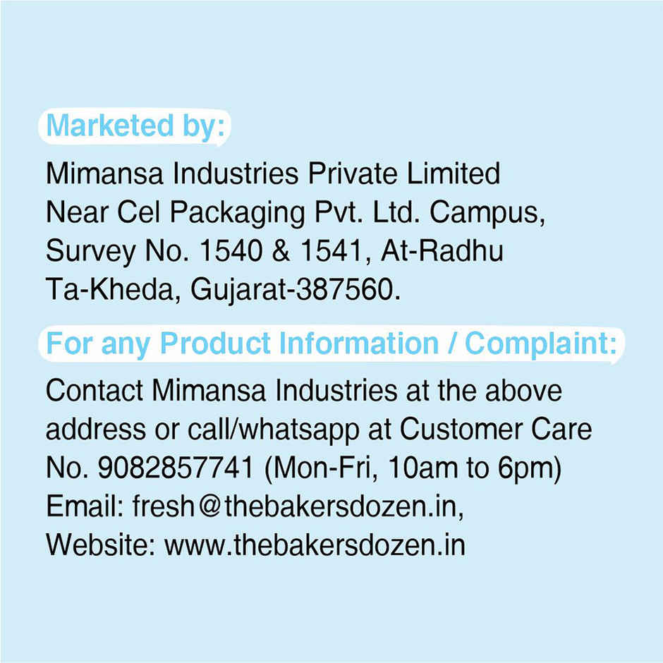 The Baker's Dozen Danish Style Butter Cookies - No Palm Oil