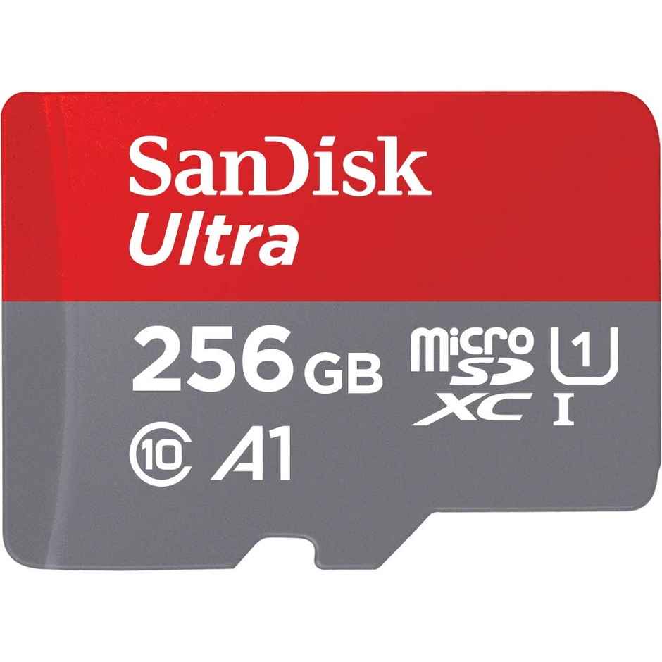 Sandisk Ultra 256Gb Microsdxc Uhs-I, 150Mb/S R, Memory Card, 10 Y Warranty, For Smartphones