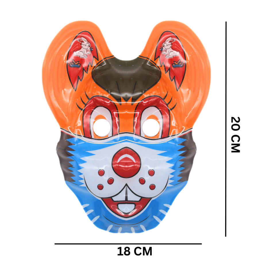 Animal Face Mask| Plastic| Colour May Vary | Se7en
