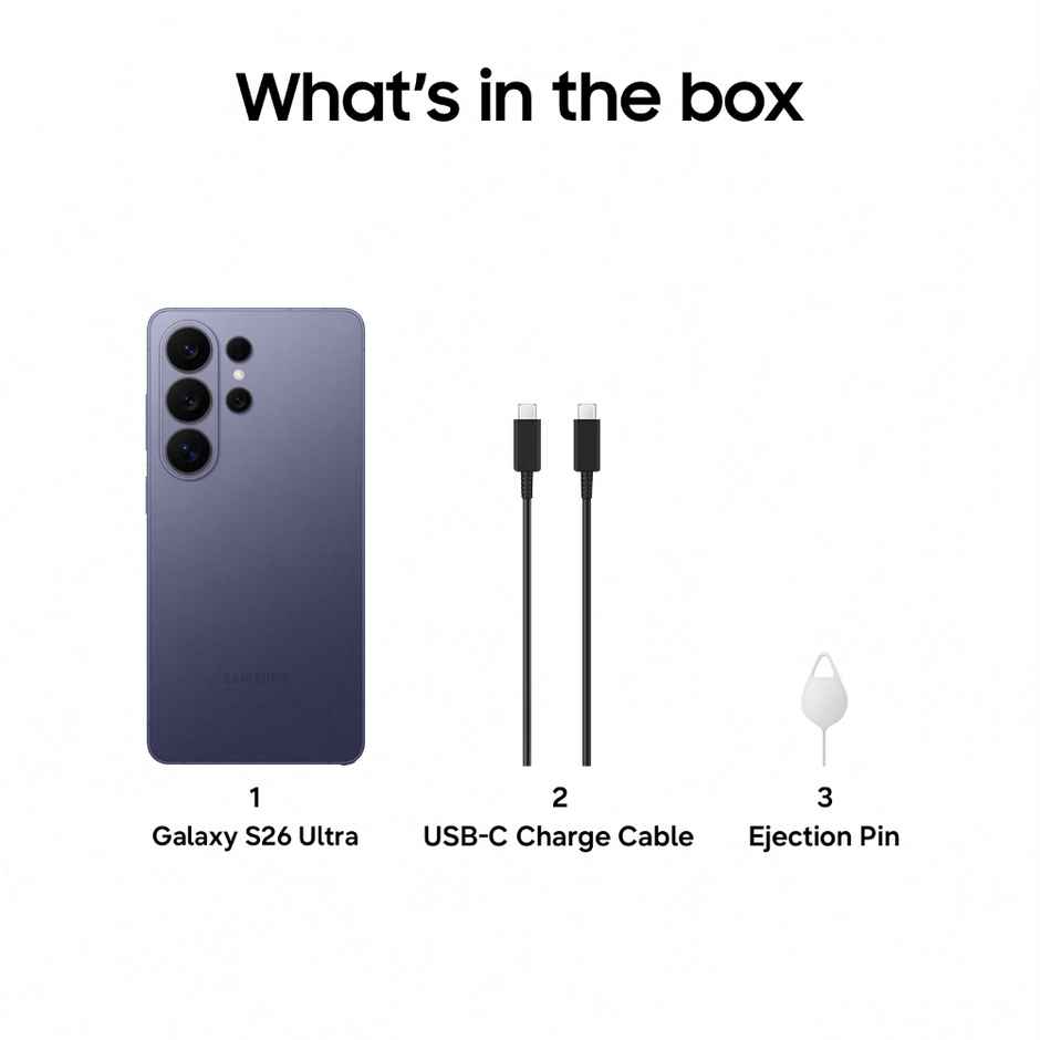 Samsung Galaxy S26 Ultra 5G | 12GB RAM | 512GB Storage | Cobalt Violet
