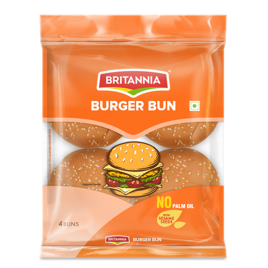 Mccain Aloo Tikki(400gms) & Britannia Burger Bun With Sesame Seed(200gms) Combo