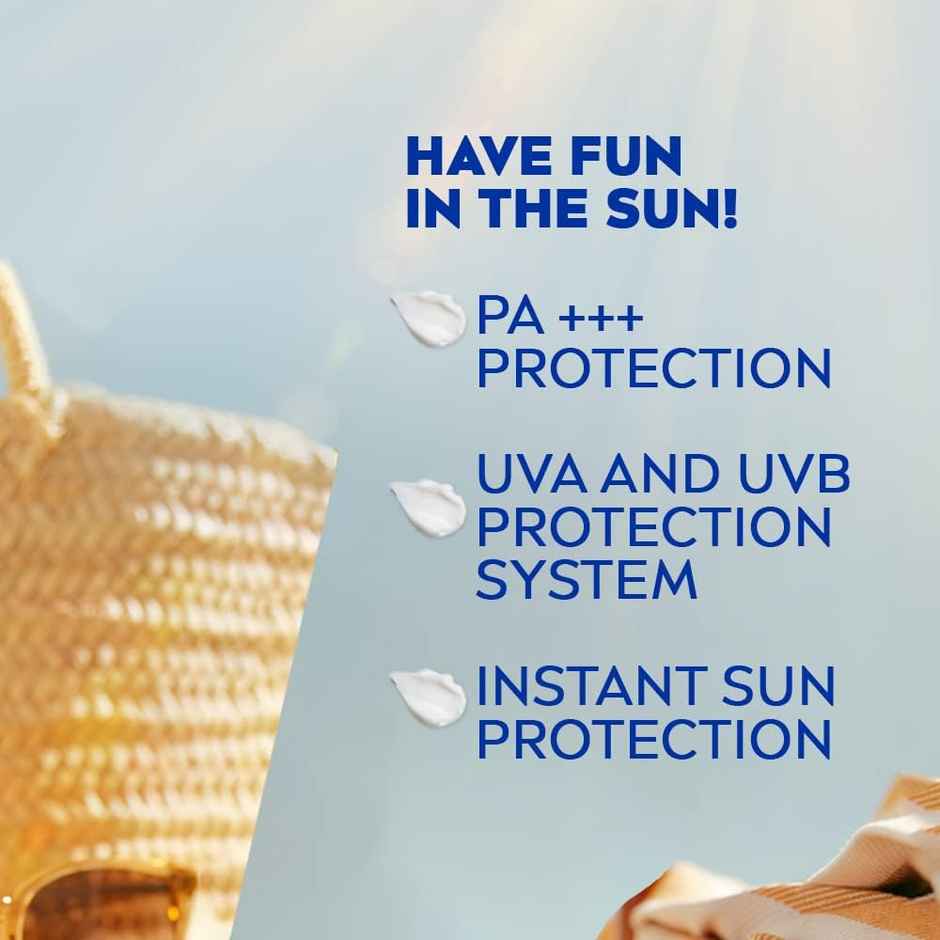 NIVEA SUN Protect and Moisture SPF 50+ Advanced Sunscreen|PA+++ UVA - UVB Protection System