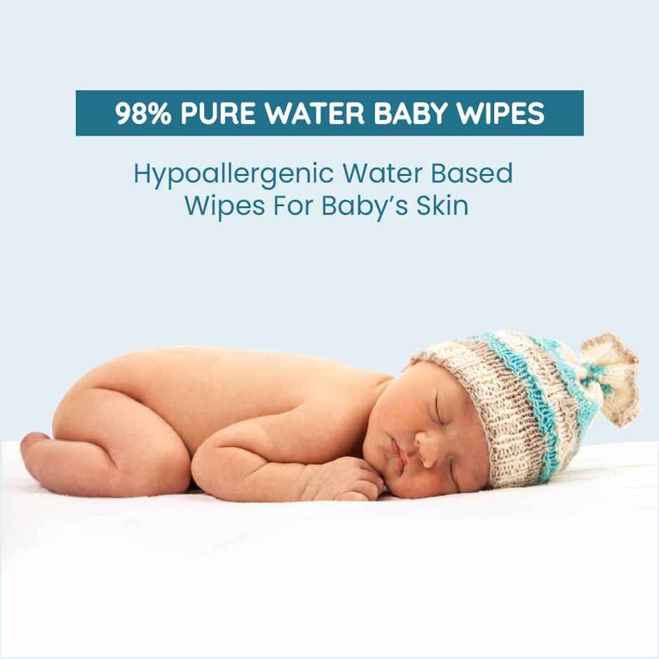 Mother Sparsh Baby Wipes (98% Water Based)