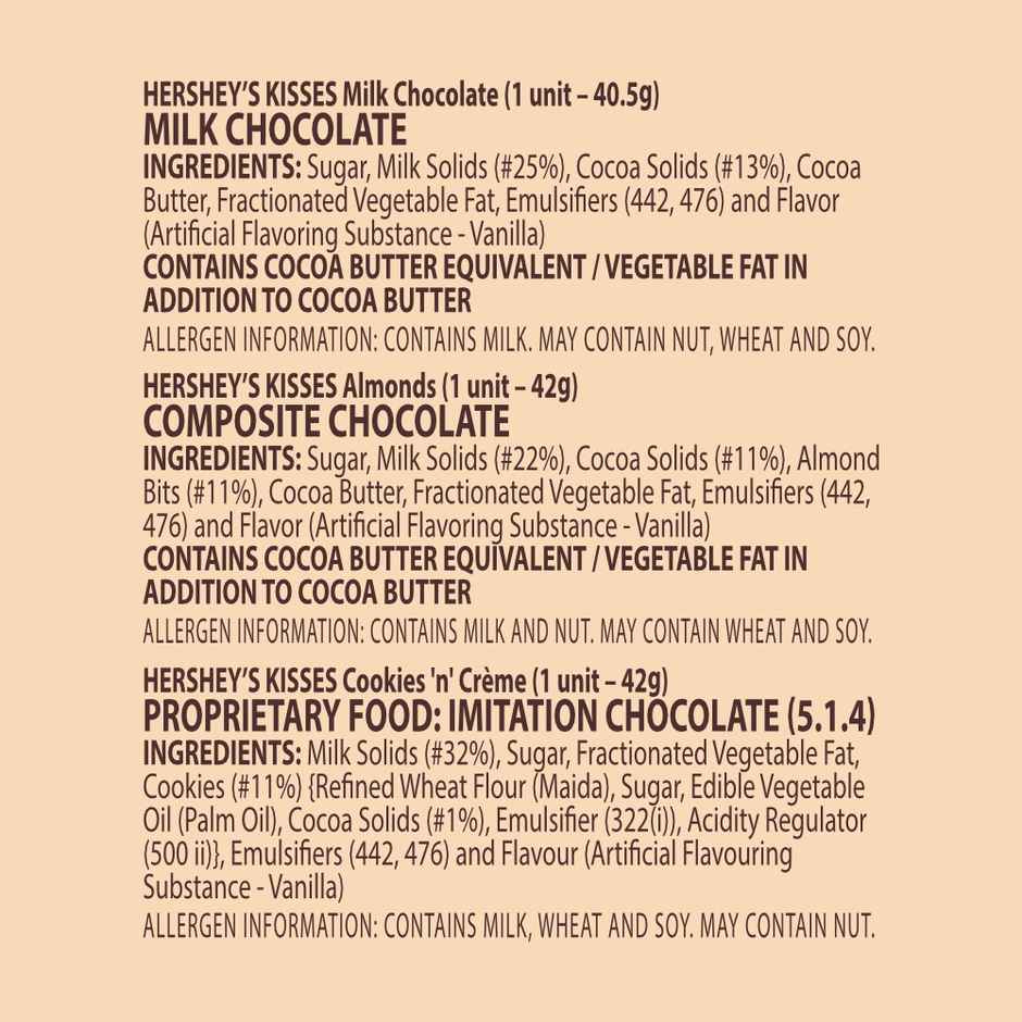 Hershey's Kisses Moments Chocolate