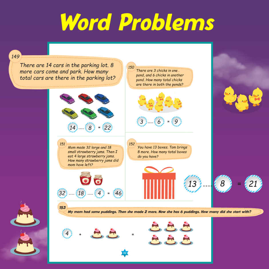 Physics Wallah 200+ Addition & Subtraction Maths Activity book for 3 to ...