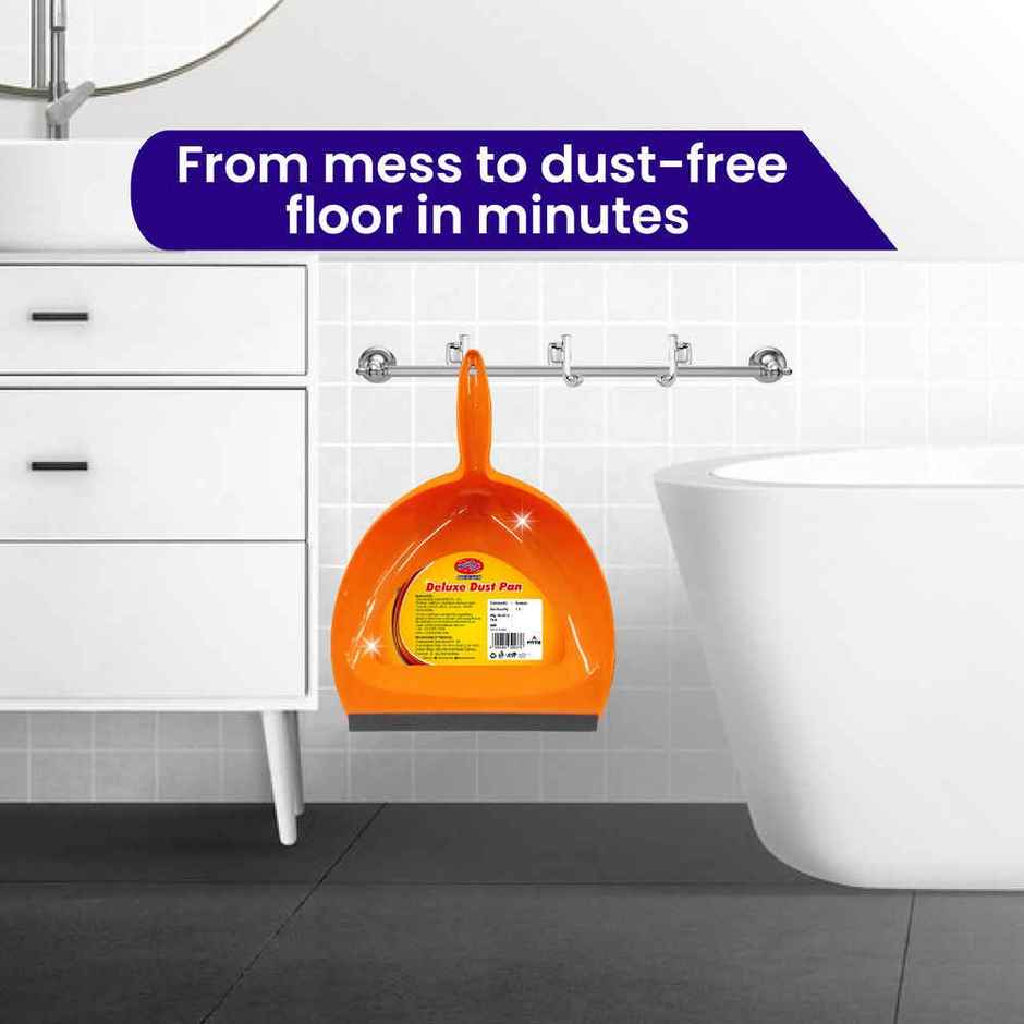 Chakaachak Deluxe Dustpan (Colour May Vary) Combo
