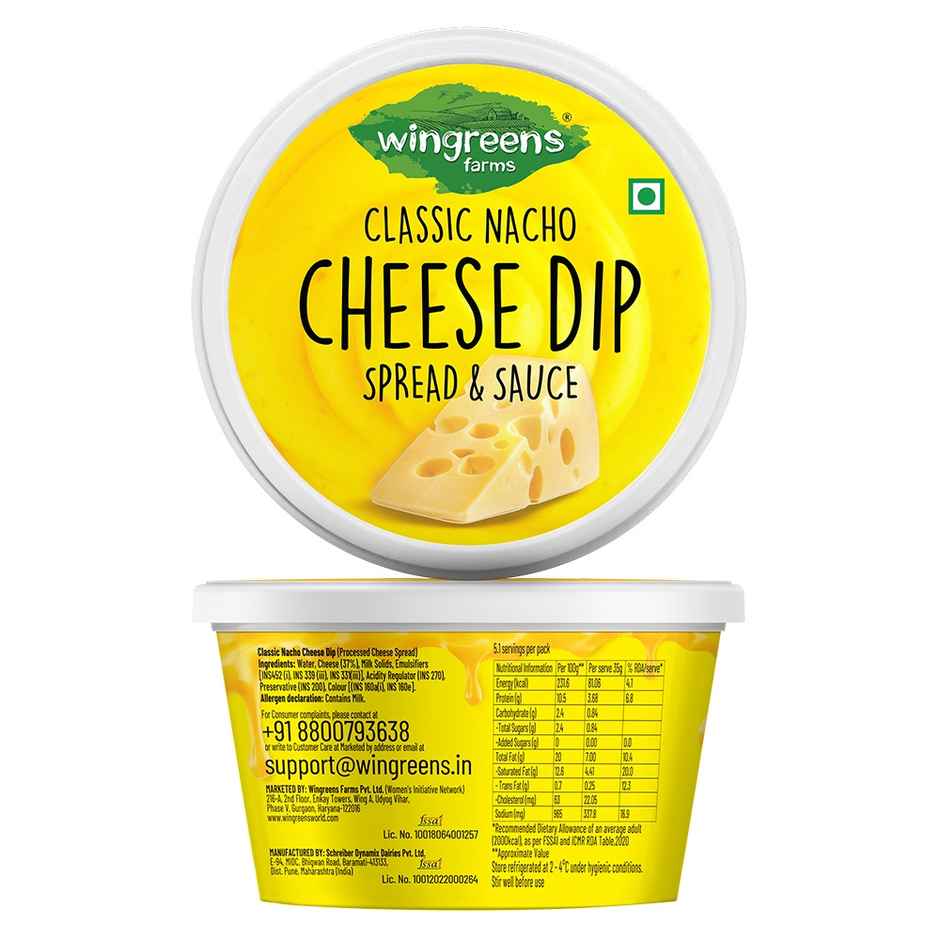 Wingreens Farms Classic Nacho Cheese Dip