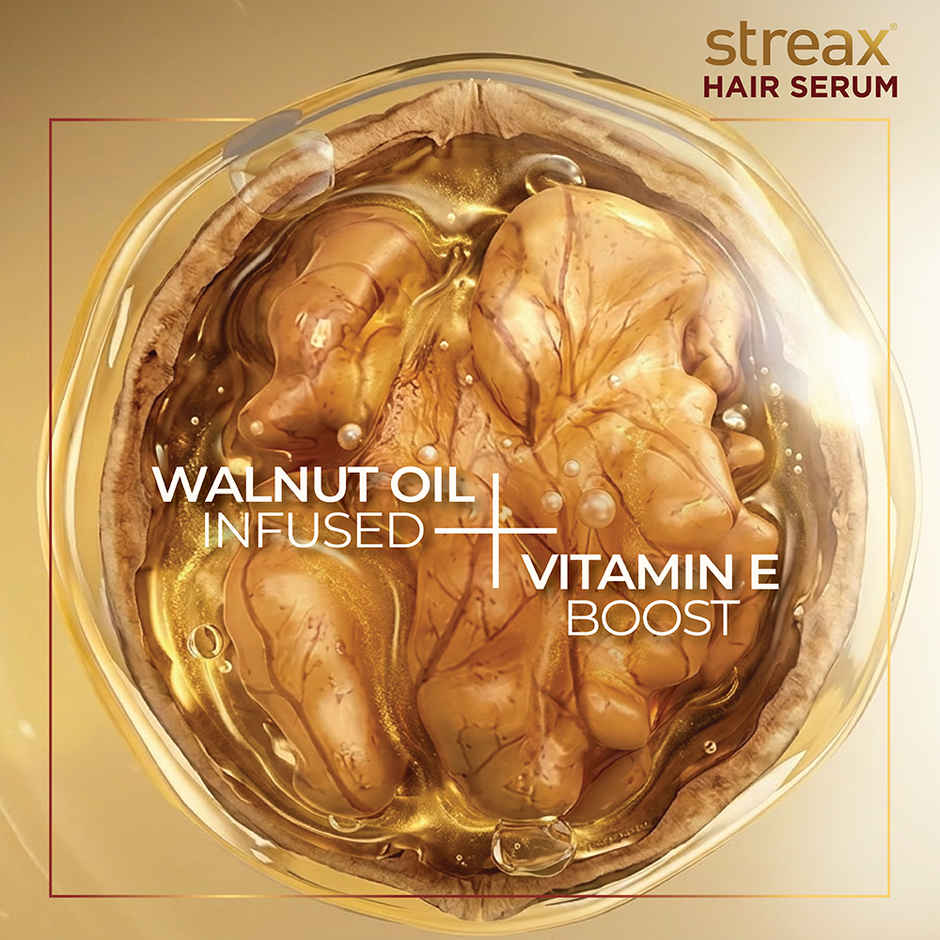 Streax Hair Serum vitalised with Walnut Oil