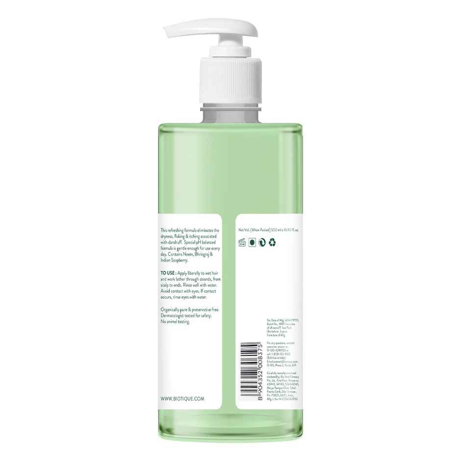 Biotique Fresh Neem Anti-Dandruff Shampoo And Conditioner