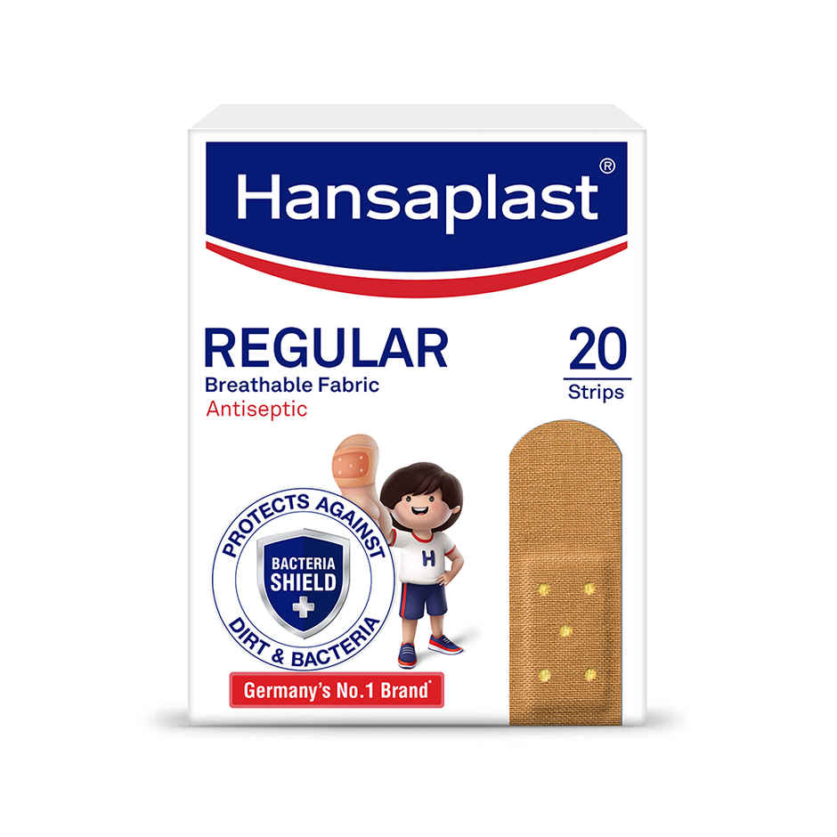 Hansaplast Regular Antiseptic Bandage Pack Of 20 Combo
