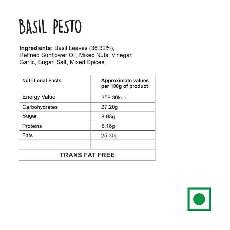 Wingreens Farms Basil Pesto | Pesto Sauce | Pesto Dip