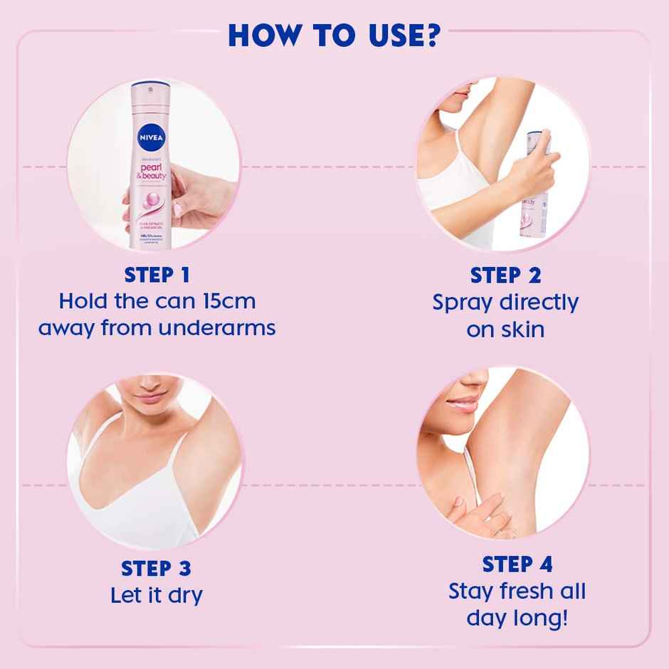 Nivea Deo Spray Pearl & Beauty For Women
