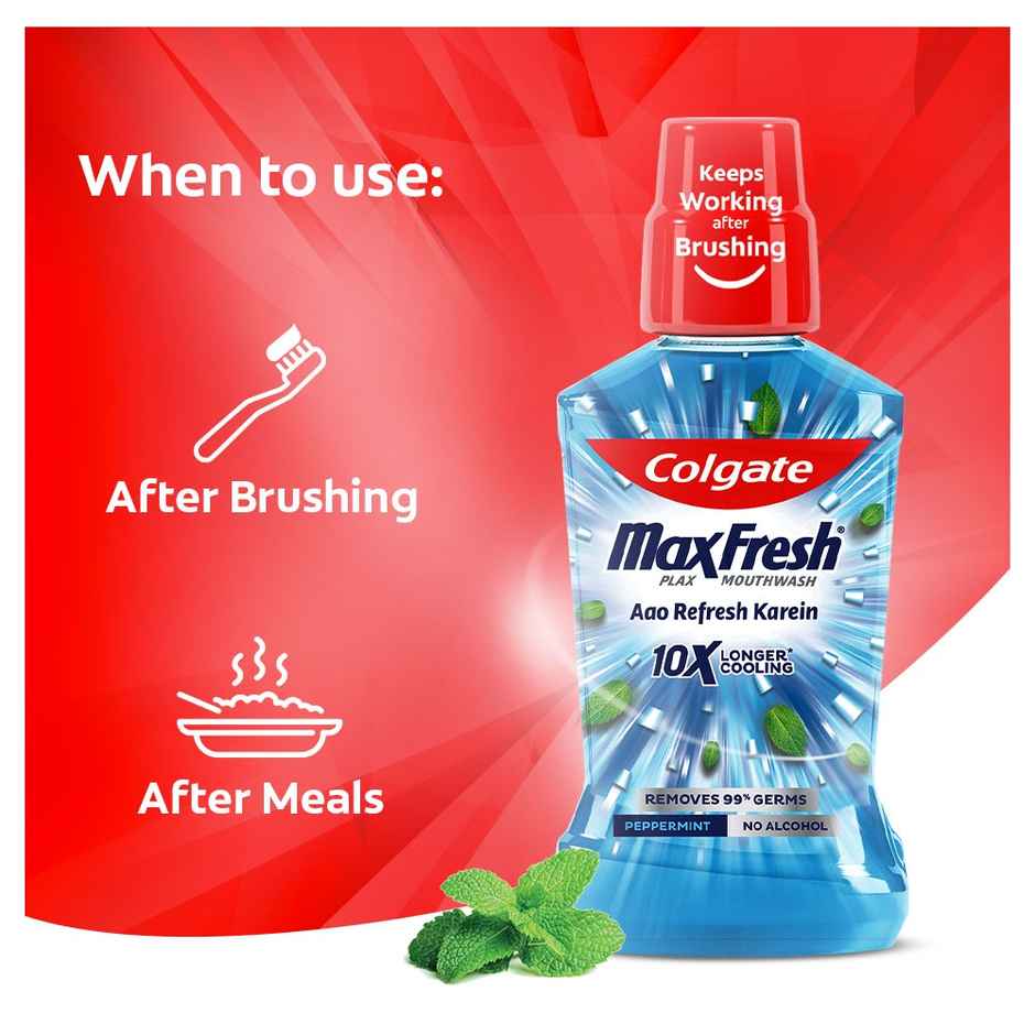Colgate Max Fresh Plax Mouthwash Peppermint