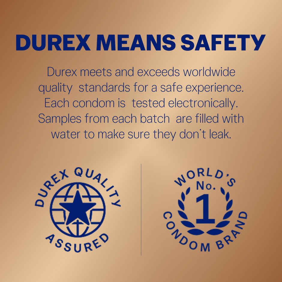 Durex Real Feel Condoms For Men For Real Skin On Skin Feeling Latex Free
