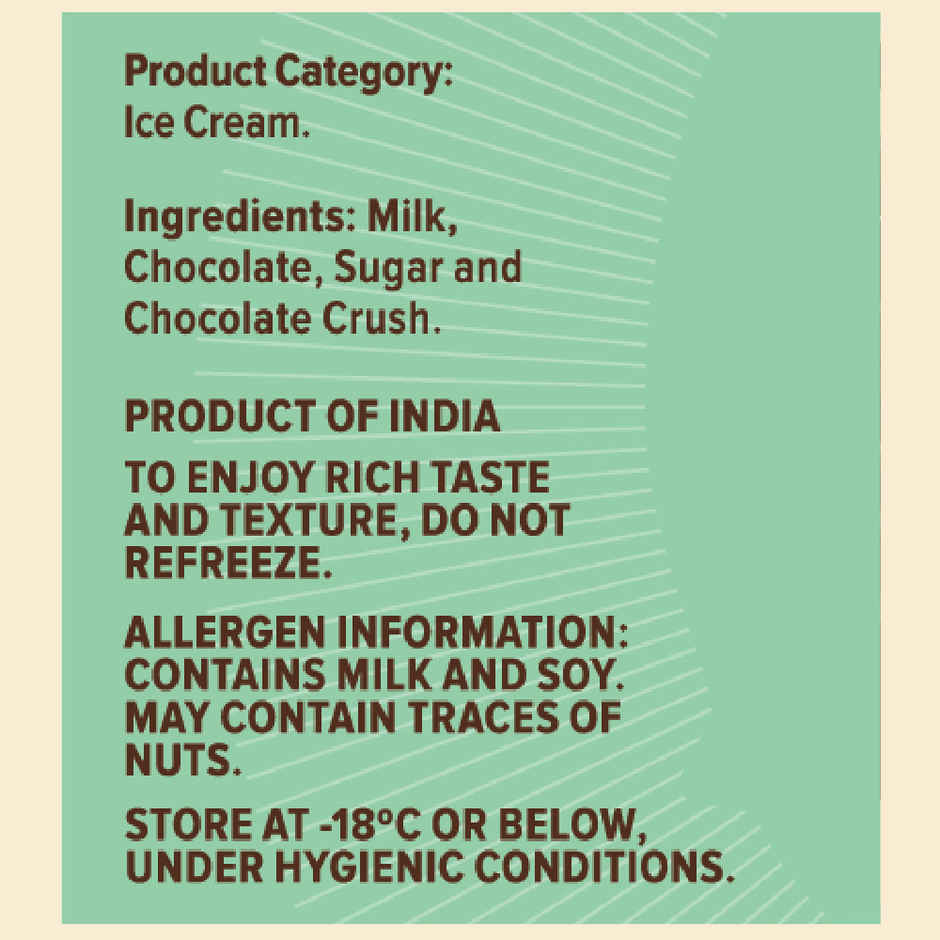 NIC Chocochips Ice Cream Cup | Preservative Free | No Artificial Flavors
