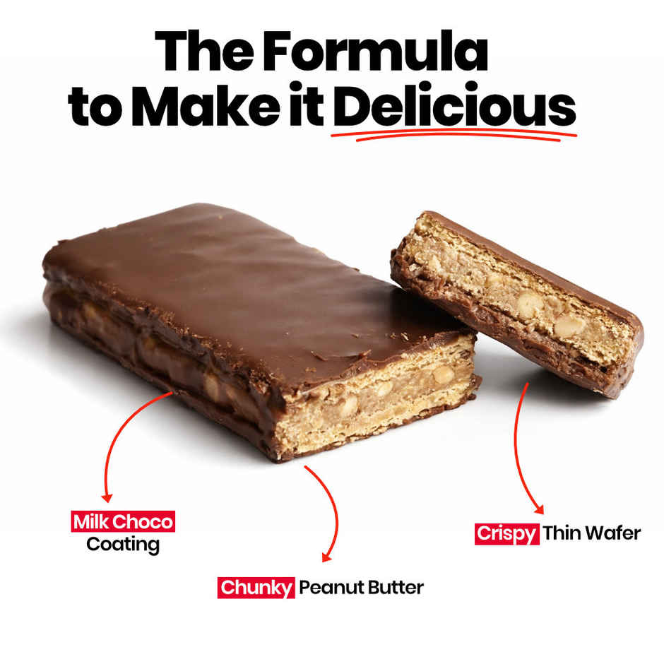 Skinny Nutty Choco Bar Peanut | No Added Sugar | No Palm Oil | No Maida