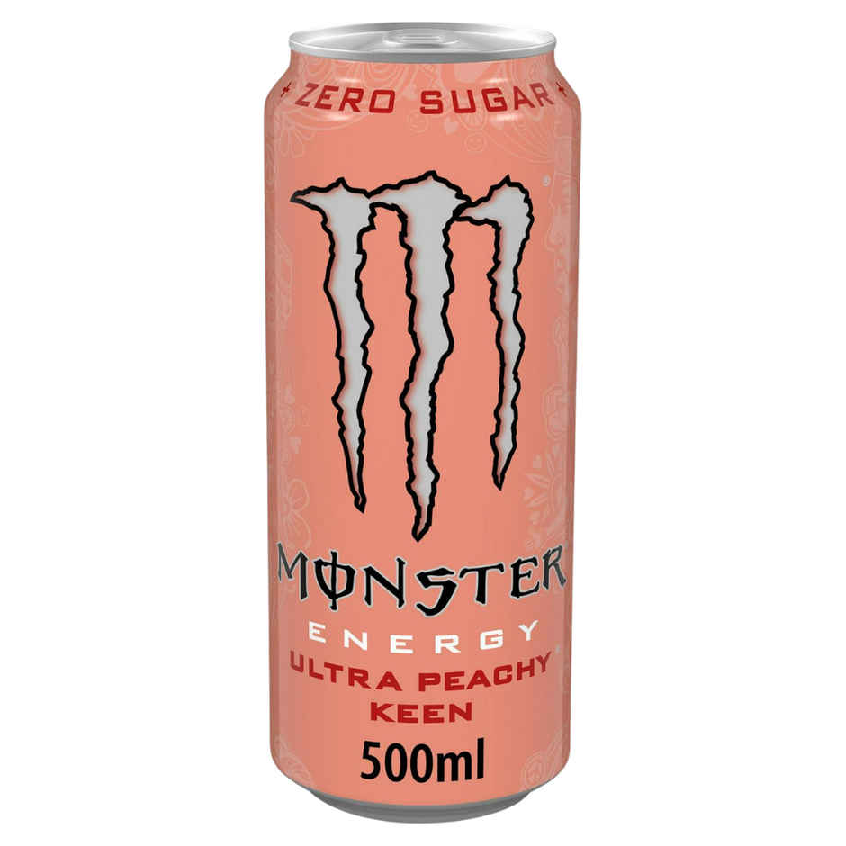 Monster Ultra Peachy Keen Zero Sugar High Caffeinated Drink