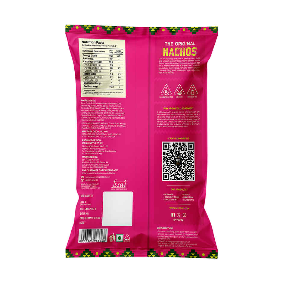 4700BC Korean Kimchi Nachos, made in Avocado Oil