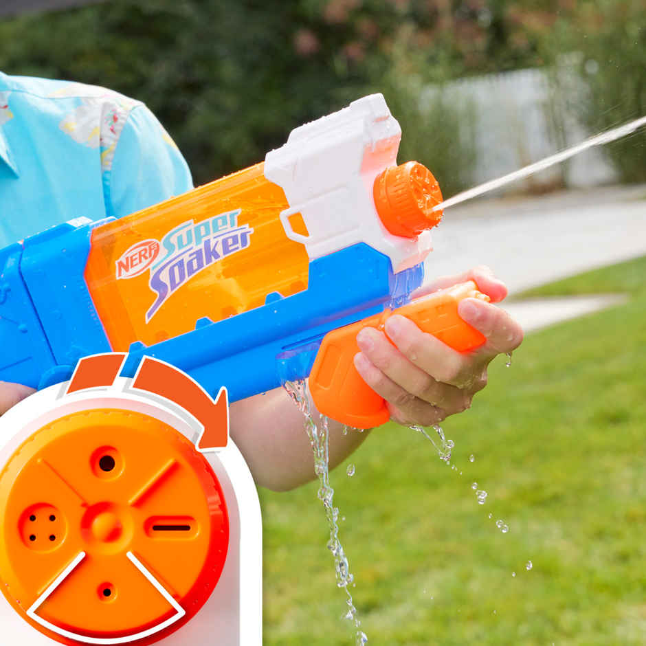 Nerf Super Soaker Flip Fast Fill Water Blaster | 30 Fluid Ounce Tank | Water Toy | Toy Gun