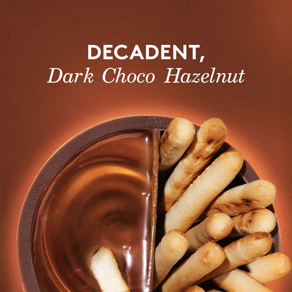 Beanly Dark Choco Hazelnut Spread with Breadsticks
