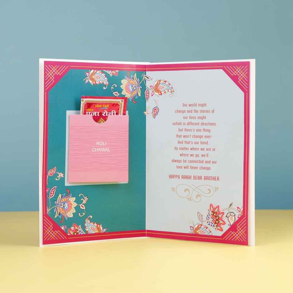 Archies Archies Happy Rakhi Bhai Greeting Card With Rakhi - Greeting Card Rakhi Set