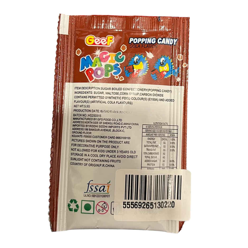 Magic Pops Candy Cola Flavor