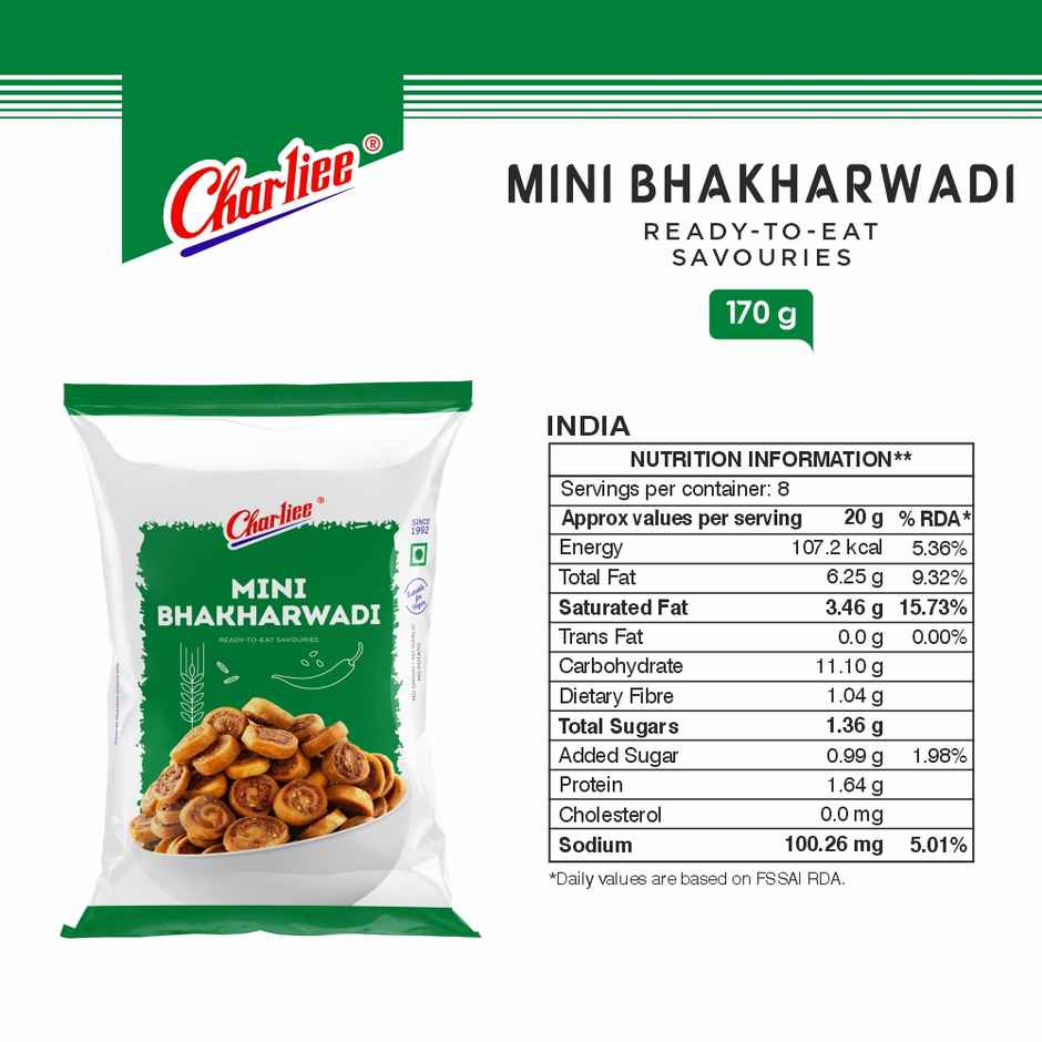 CHARLIEE Mini Bhakharwadi