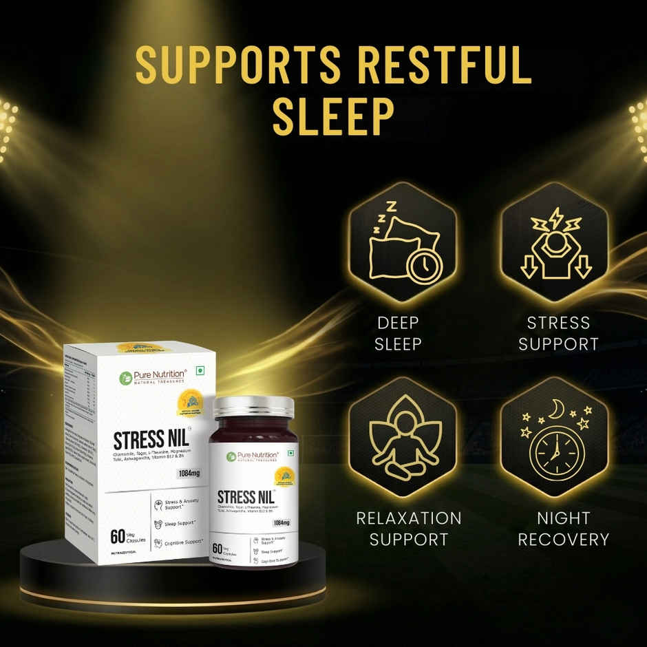 Pure Nutrition Stress Nil | Stress Relief & Calm Mind Support