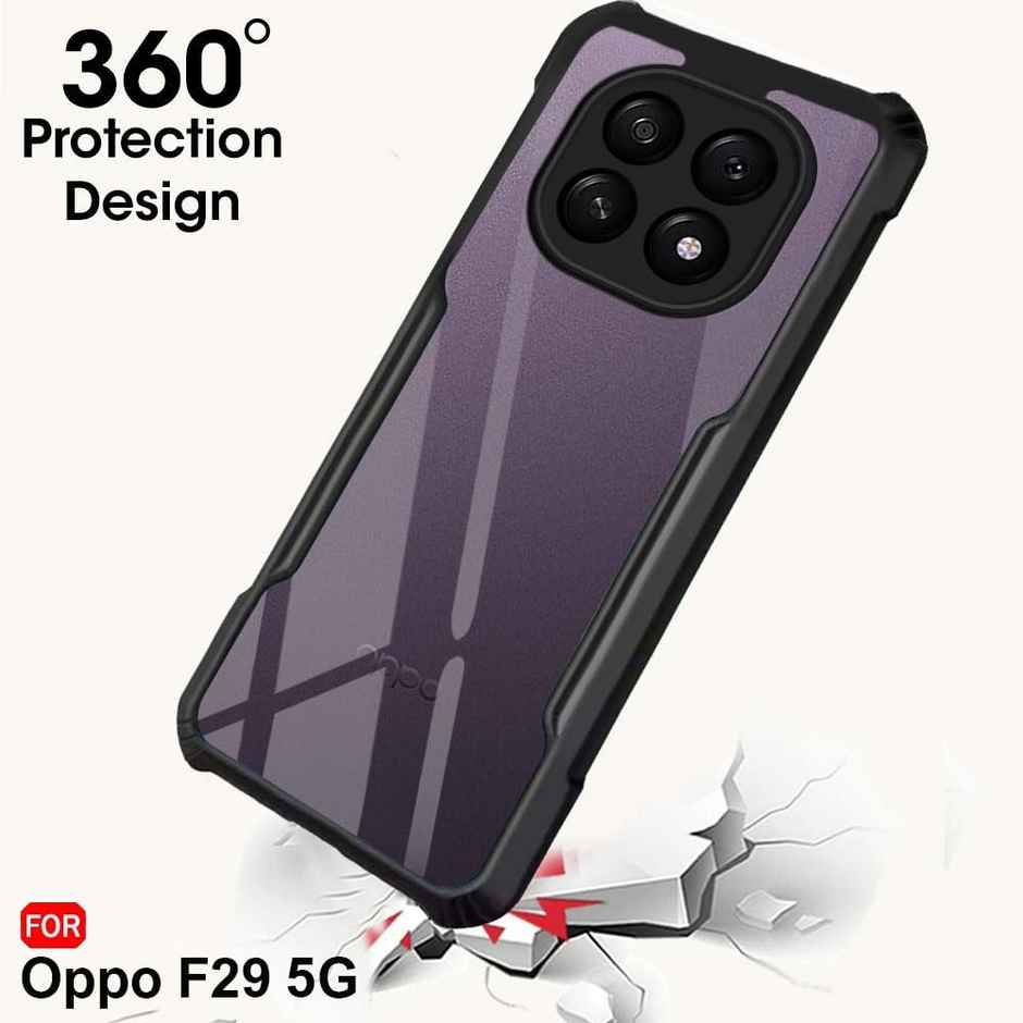 Artistque Case for Oppo F29 5G Back Cover | Transparent Shockproof TPU Cover