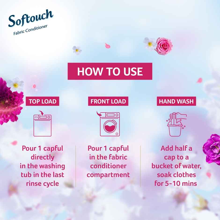 Softouch Garden Bouquet After Wash Fabric Conditioner