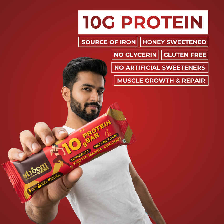 Stroom Exotic Mango Coconut Protein Bars