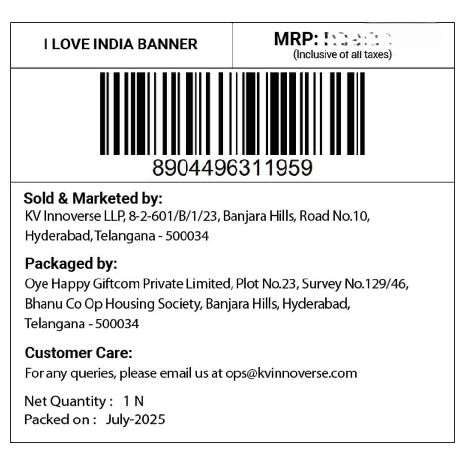 I love India Banner | Propcon