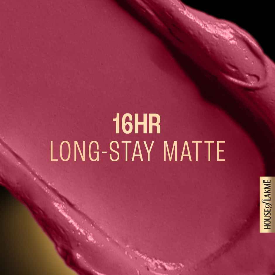 Lakme Forever Matte Liquid Lip, 16hr Lipstick, Lightweight & transferproof | Pink Glam