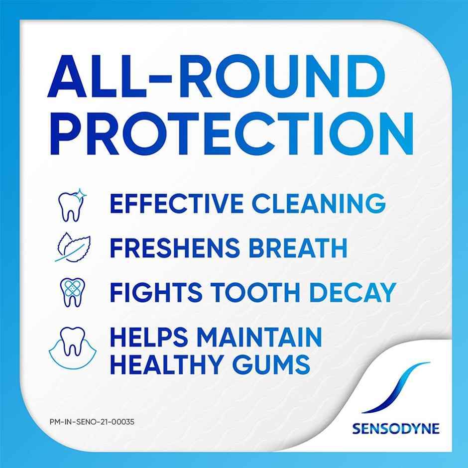 Sensodyne Toothpaste Deep Clean, Sensitive Tooth Paste For Advanced Cleaning And Lasting Freshness Combo 
