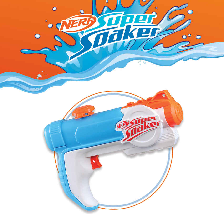 Nerf Super Soaker Piranha Water Blaster (6 Fluid Ounce Tank Capacity) | Toy Gun