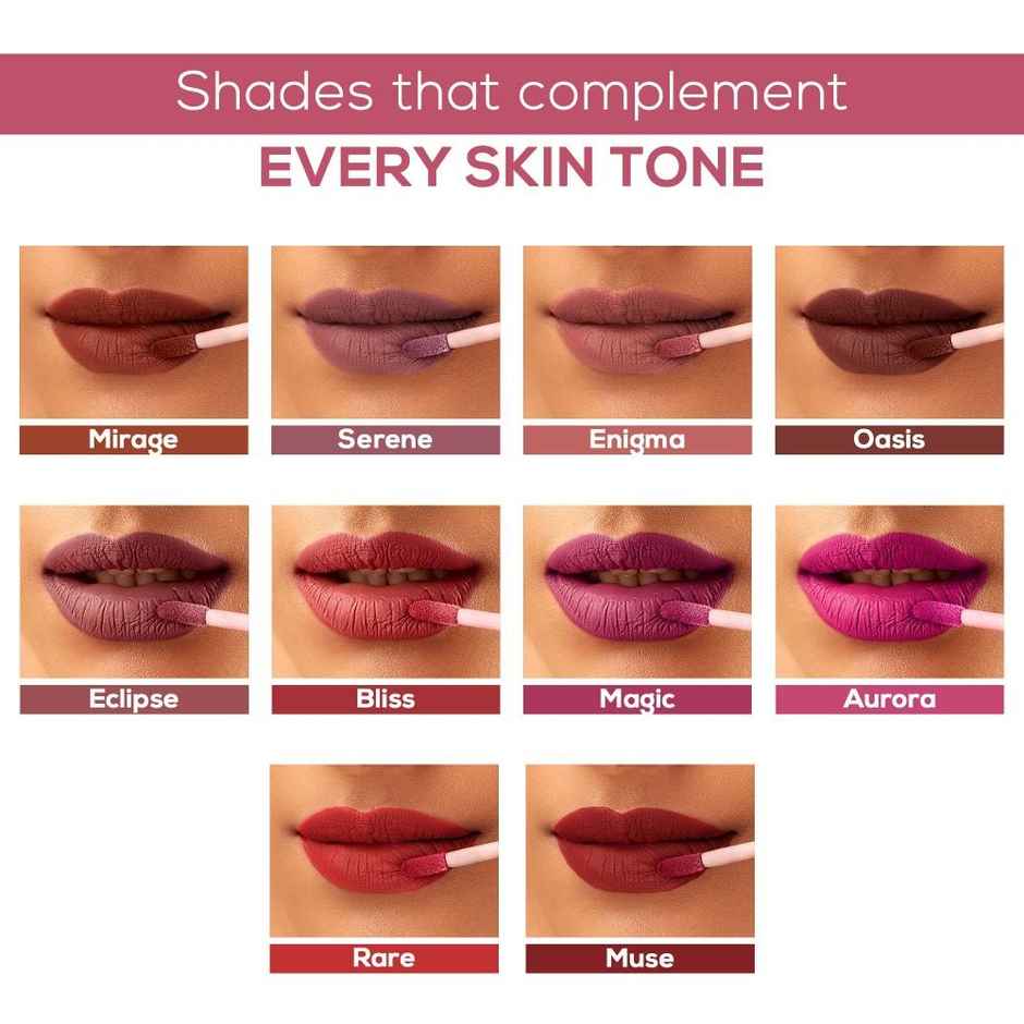 Renee Stay Forever Liquid Lipstick Combo, Smudge-Proof & Waterproof, Highly Pigmented, Matte Finish