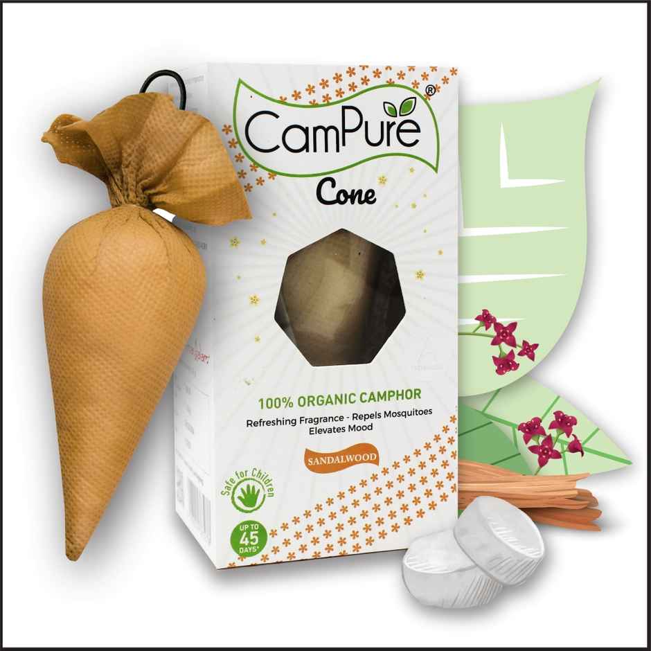 Campure Sandalwood Camphor Cone