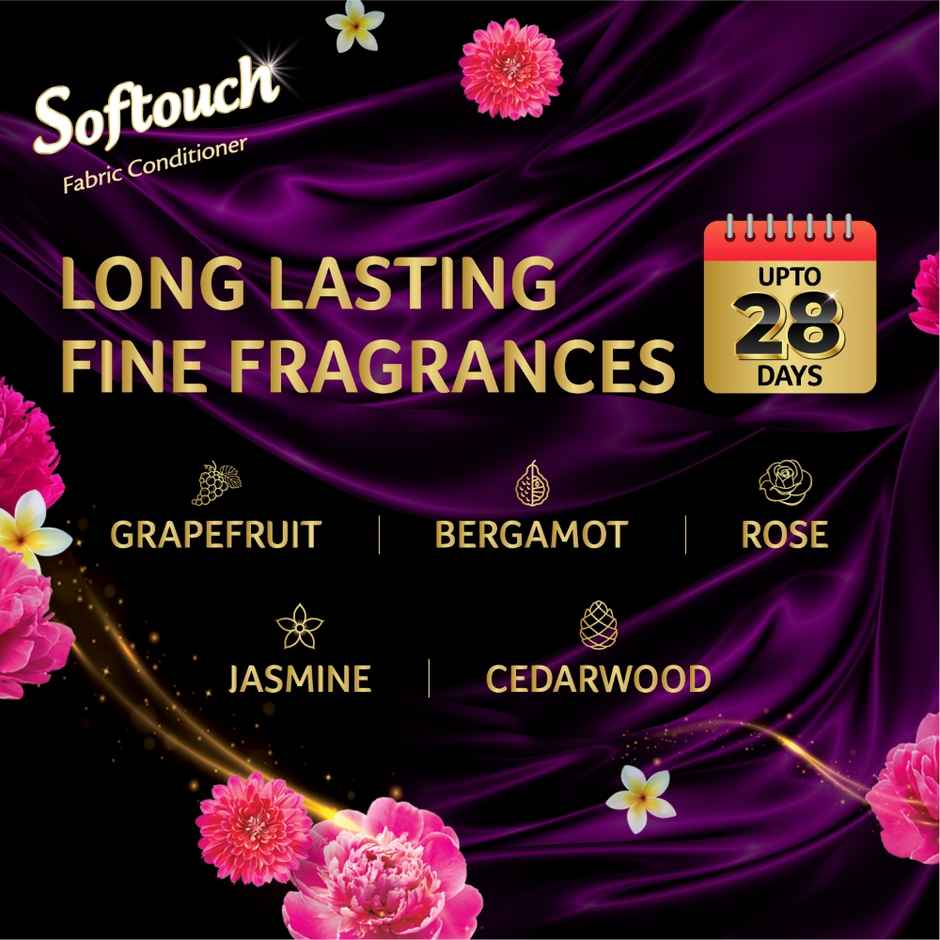Softouch Grapefruit and Jasmine Fragrance 2X Royal Perfume After Wash Fabric Conditioner