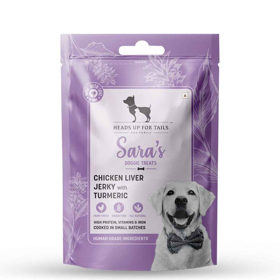 HUFT Sara's Chicken Liver Jerky With  TurmericPacket Combo
