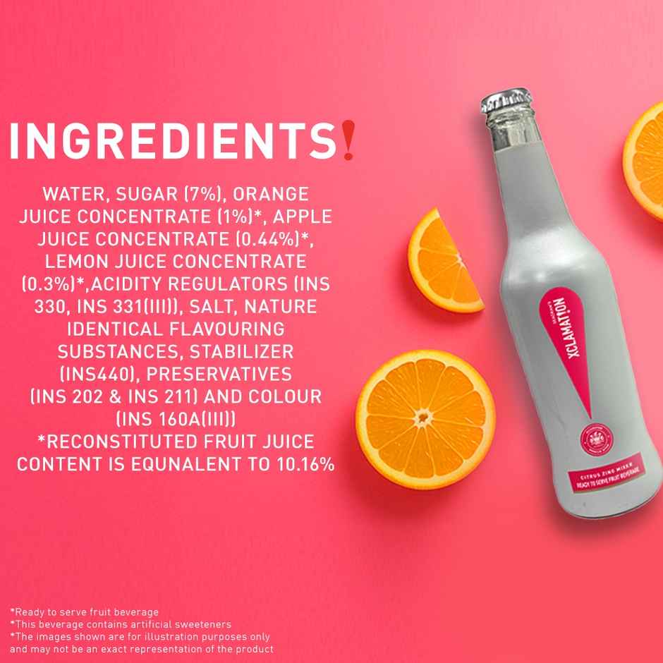 Xclamation Citrus Zing | Screwdriver Cocktail & Mocktail Mixer