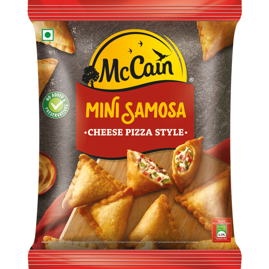 McCain Cheese Pizza Mini Samosa | Crispy Snack
