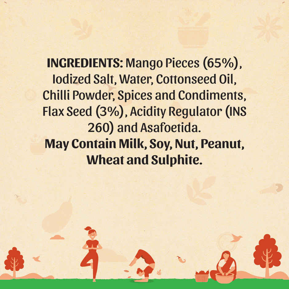 Mothers Recipe Hearty Roots Mango Pickle With Flax Seeds